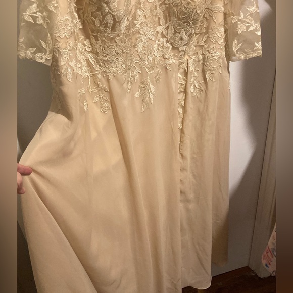 Champagne colored Formal Gown worn once from Jj’s House - Picture 2 of 2
